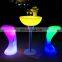 hookah gigante discotheque glow bar furniture sets rechargeable led high table bar stools