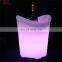 LED Ice Bucket Large Capacity Wine Cooler Led Waterproof with Colors Changing Retro Champagne Wine Drinks Beer Bucket Power