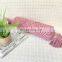 Hot Selling Rose pink hand knotted macrame bolster pillow Tassel Decor Vietnam Supplier