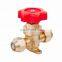 Forged Brass joining Flareing Handle refrigeration HVAC Air conditioner Shut-Off Hand Valve Shut Off valve