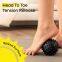 Factory Wholesale Electronic Spiky Massage Ball 4 Speeds USB rechargeable foot neck body massage roller
