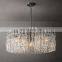 Hengzhi Customize Elegant Hotel Chain Link Crystal Pendant Lamp Dining Room Vintage Design MARIGNAN ROUND CHANDELIER