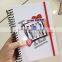 Single wire spiral hardcover notebook NSXQ-0007