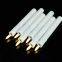 10Inch Flameless Flickering White/Ivory 3D Wick Dripping LED Taper Candles with Remote, Timer, Battery Powered for Home Decor