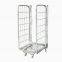 Warehouse Galvanized Wire Roller Cart Wholesale, Cage Trolley