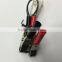 2 Pin Male White Connector 15A Nickel plate Battery Clip Motorcycle Electronic Wire Harness