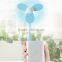 Three Leaves Flexible Portable USB Fan Mini USB Cooling Fan for Laptop or Phone