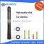 High quality 12cm 4.7 inch Black Short stick Carbon Fiber Car Radio fm Decorative car Antenna for Benz Smart Fortwo