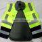 workwear industrial hi-vis yellow&navy two tone safety vest/HI Visibility Security Vest with high visibility reflective straps