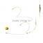 Freeboss HS-21S2-L3A 3.5mm Plug(with screw) Omni Directional Electret Condenser Headset Microphone for Belt Transmitter