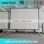 rear and front projection projection screen curved