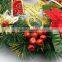 China factory Plastic Custom Christmas wreath / PVC wreath / PE wreath for Chirstmas