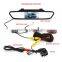 4.3inch lcd rearview mirror with parking assist 4 sensors and reverse camera