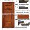 European style elegant mutil panels entry wooden door with 100% solid wood