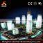 scale model moderm house buildings with nice LED lighing