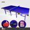 18mm Thick Galvanized Steel Double Folding Table Tennis Table Indoor