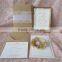 vintage style kraft paper invitations laser cut with flower wedding invitations card                        
                                                Quality Choice