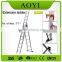 YK Hot Sale 33 Steps Lightweight Folding Safety Construction Decorative Telestep Ladder