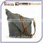 Canvas Leather Messenger Bag Fashionable School Bag