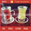 Wholesale new products double wall glass coffee cup with plate                        
                                                Quality Choice