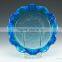 Sodalime green solid color leadfree crystal clear transparent high quality luxury club ashtray