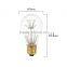 Hot Sale Vintage Edison Bulb Light Lamp AC 220V E27 A19 30W Vintage Incandescent Lamp Decor Light Bulb Warm White Wholesale