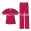 Wholesale OEM Hotsale Fashion Natural Uniforms Women's Junior Scrub Set/Nurse Uniform/Hospital Uniform