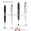 Excellent quality aluminium usb ballpoint pen with laser pointer free sample 2gb