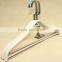 Anti slip Natural bamboo suit hanger for clothes display