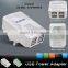 Hot Selling 5V 4.8A Portable 4 USB travel charger adapter for cell phone and Tablet