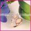 New fashion heart design white gold plated crystal wedding ring