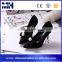 Pearl accessories beautiful bow fashion elegant ladies high heel shoes
