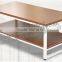 New Design Lacquer MDF and Steel Stand High Quality Coffee Tables for Home Furniture