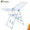 Butterfly shape practical cloth airer,China supplier balcony laundry drying,Steel pipe folding hanging clothes rack