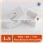 factory design white rigid box with die cut paper insert