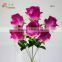 cabbage rose bud bush IVORY great for vase decoration artificial flowers