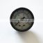 100mm black steel case mbar low pressure gauge