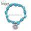 Bohemia ethnic jewelry bead bracelet natural stone bead tassel bracelet jewelry