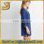 Long sleeve longline pima cotton t shirt wholesale