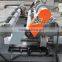 High efficiency veneer peeling and clipping machine