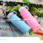 Modern high-grade high quality glass water bottle with silicone sleeve