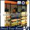 Tailor made Wall mounted Modern wooden shoe store display racks