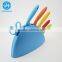 Colorful plastic knife display stand