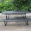 Outdoor table with umbrella hole outdoor pinic table