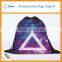 Sky Travel Bag Printed Drawstring Bags Polyester Foldable Shopping Bag Supplier's Choice
