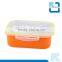 Colourful Stainless Steel Food Crisper Box With Plastic Lid