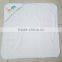 Customer logo applique soft cotton terry baby hooded towel