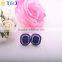 2016 Trendy high quality crystal cheap fashion earring designs new model stud earrings/