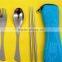 Fork Spoon Chopsticks Cutlery Reusable Outdoor Camping Portable Bag Picnic Tableware Dinnerware