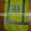 Outdoor waterproof EL safety vest / EL sheet safety vest / EL Panel safety vest